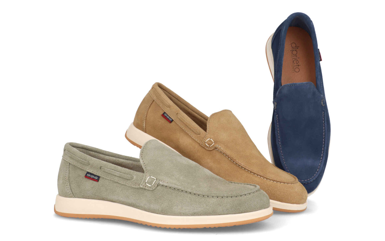 MOCASIN CASUAL PARA CABALLERO EN PIEL VARIOS COLORES-FABRICADO EN ESPAÑA