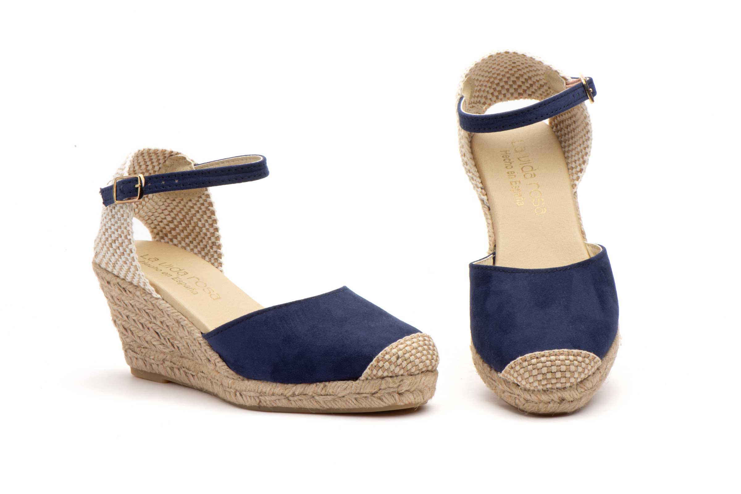 VALENCIANA CON CUÑA DE 7CM PARA SEÑORA VARIOS COLORES- FABRICADO EN ESPAÑA