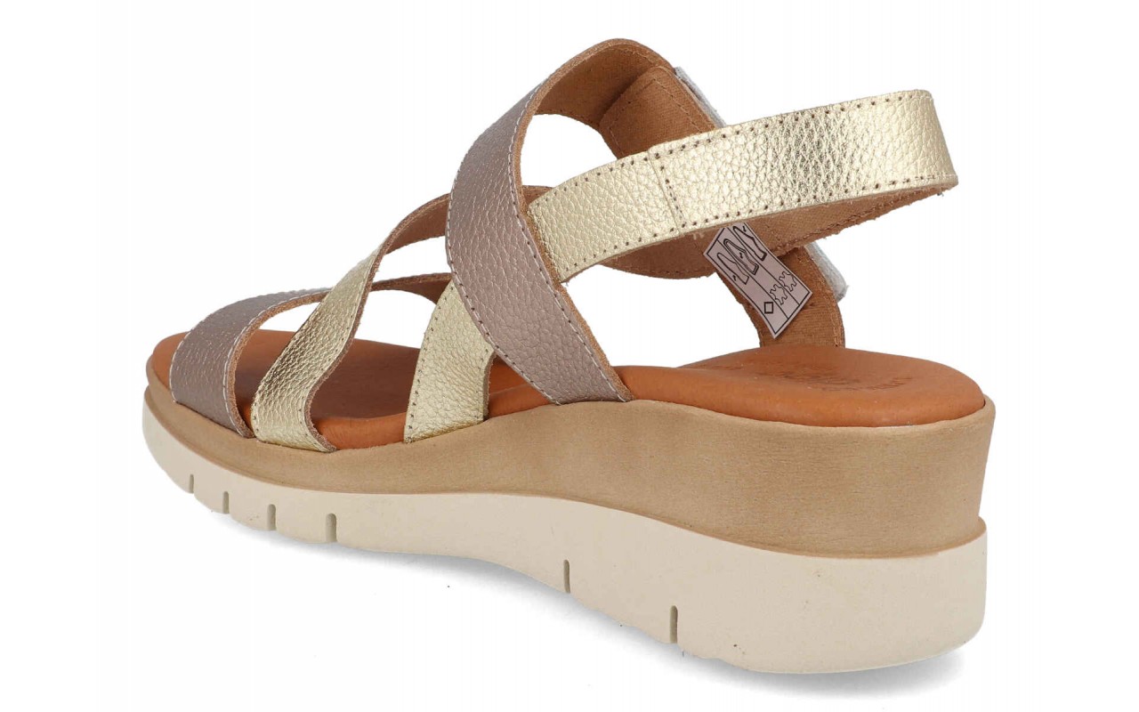 SANDALIA PARA SEÑORA EN PIEL VARIOS COLORES PLANTA DE GEL CUÑA MEDIA-FABRICADO EN ESPAÑA 5 SANDALIA PARA SEÑORA EN PIEL VARIOS COLORES PLANTA DE GEL CUÑA MEDIA-FABRICADO EN ESPAÑA - Imagen 5