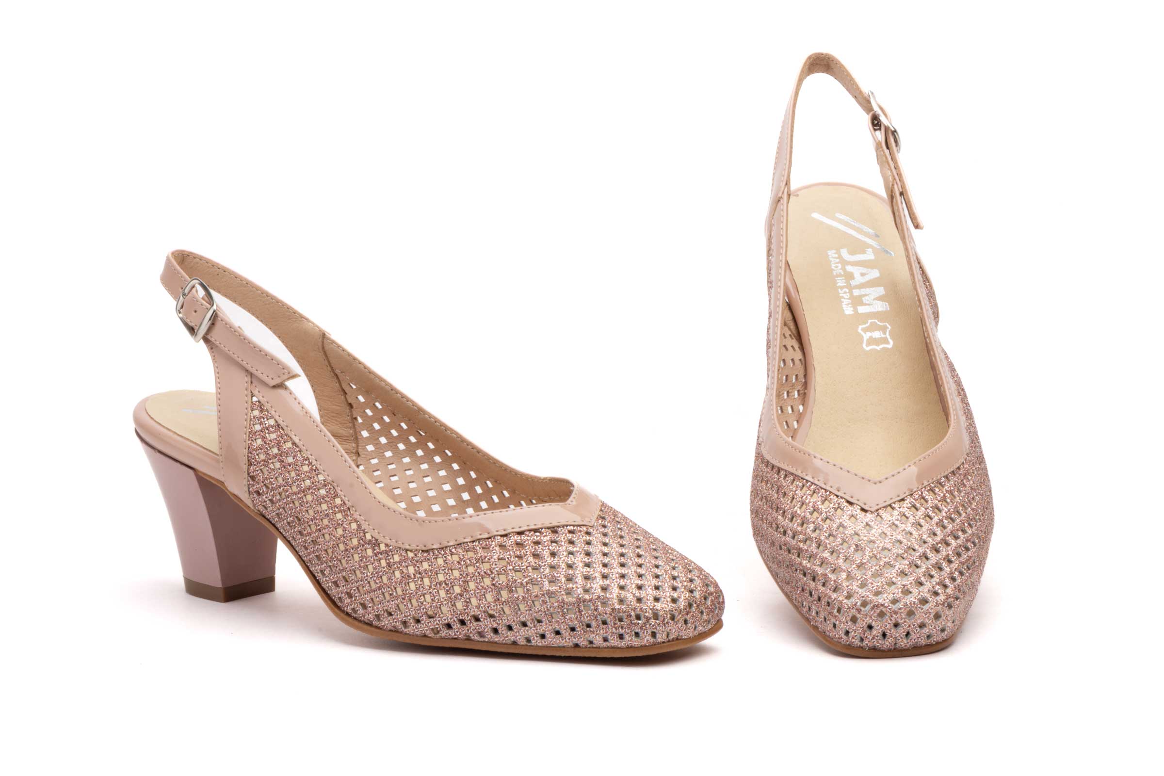 ZAPATO VESTIR CON TACON ESPECIAL EVENTOS PARA SEÑORA VARIOS COLORES- FABRICADO EN ESPAÑA