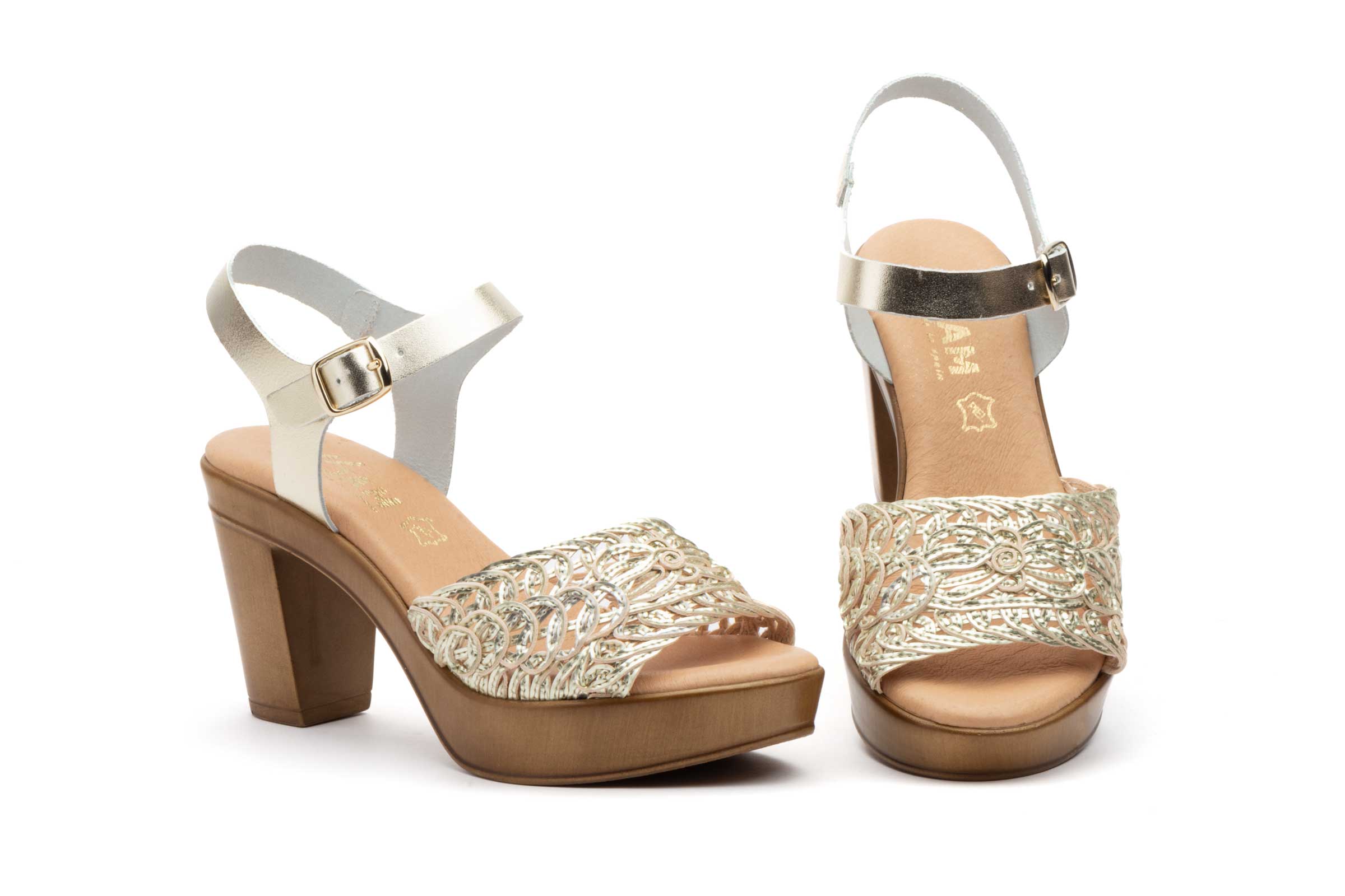 SANDALIA PARA SEÑORA PALA Y TALON CON TACON EN PIEL VARIOS COLORES-FABRICADO EN ESPAÑA 3 SANDALIA PARA SEÑORA PALA Y TALON CON TACON EN PIEL VARIOS COLORES-FABRICADO EN ESPAÑA - Imagen 3