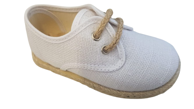 Zapato blucher de lona para niño Condiz