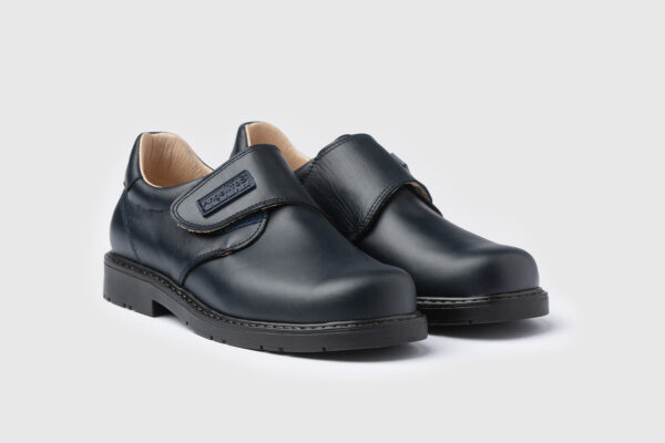 Zapato Colegial Napa Velcro AngelitoS 435 (22-42) - Image 2