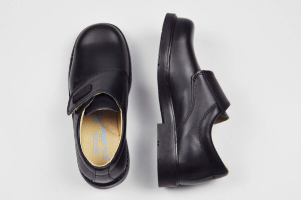 Zapato Colegial Napa Velcro AngelitoS 435 (22-42) - Image 4