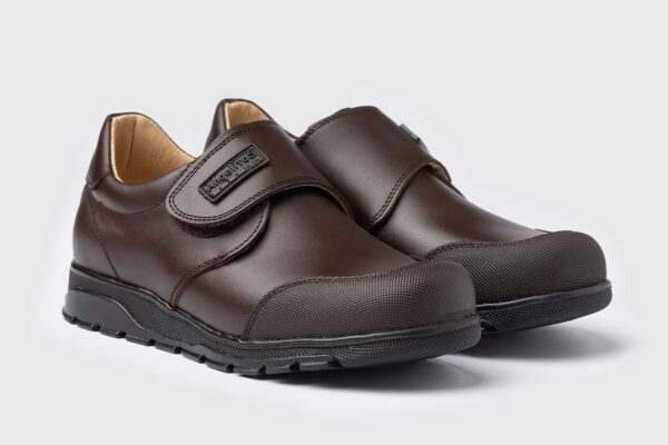 Zapato Colegial Napa Velcro Angelitos 453 (22-42) - Image 2