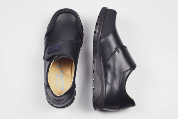 Zapato Colegial Napa Velcro Angelitos 453 (22-42) - Image 4