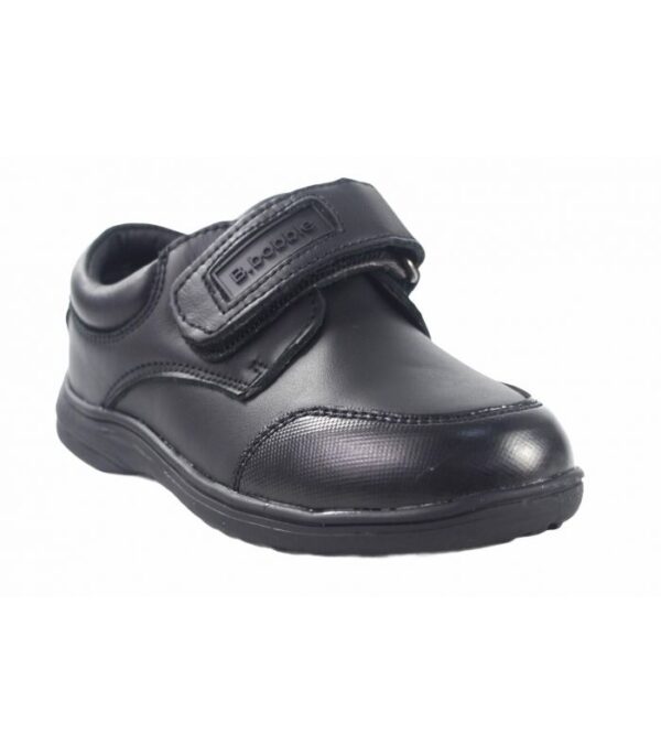 Zapato colegial negro con velcro para niño Bubble A069 (25-37) - Image 2