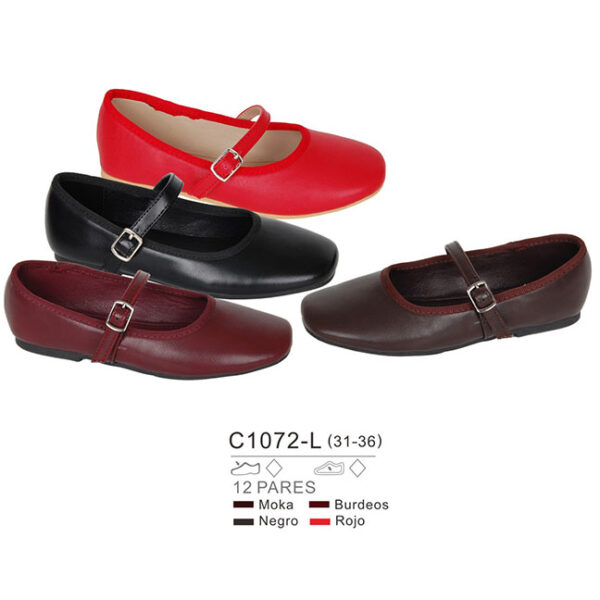 Merceditas con hebilla para niña bubble – C1072-L (31-36) - Image 2