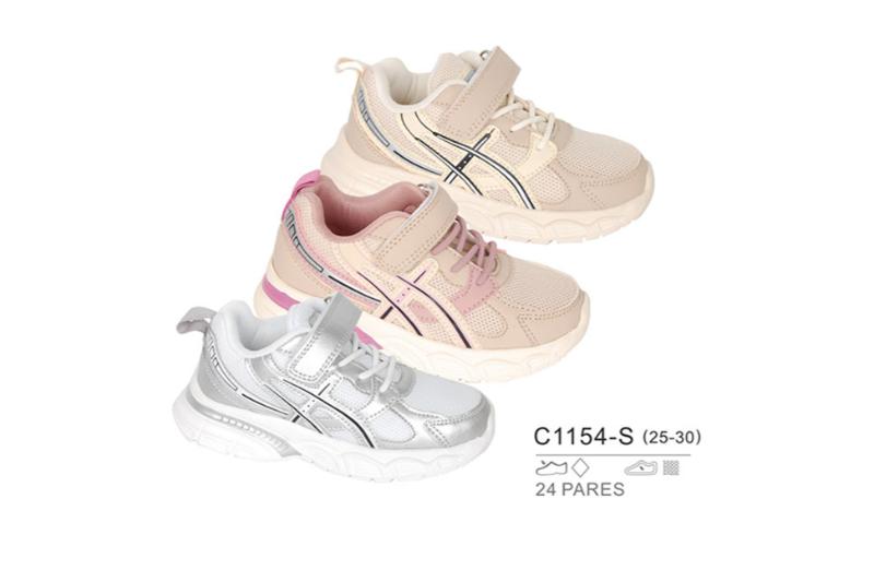 Zapatillas deportivas transpirables con velcro para niña bubble – C1154-S (25-30)