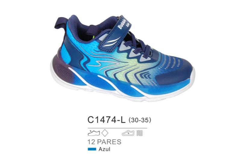 Zapatillas con luz para niño – Modelo C1474-L de bubble (30-35)