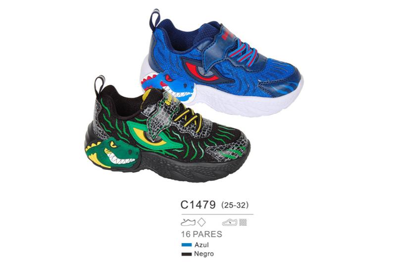 Zapatillas con luz para niño – Modelo C1479 de bubble (25-32)