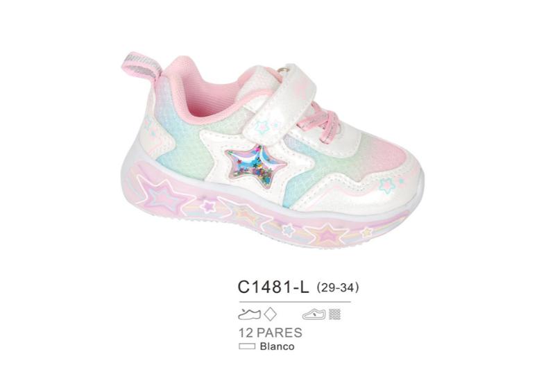 Zapatillas con luz para niña – Modelo C1481-L de bubble (29-34)