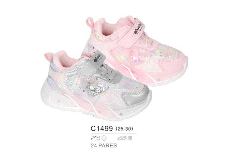Zapatillas con luz para niña – Modelo C1499 de bubble (25-30)