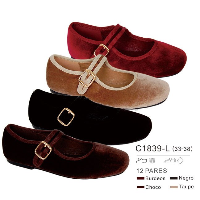 Modelo C1839-L (33 a 38) –/par – Caja de 12 pares