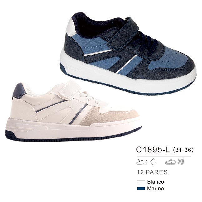 Modelo C1895-L (31 a 36) –/par – Caja de 12 pares