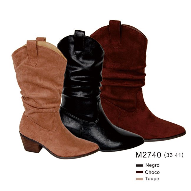 Bota y botín mujer REF. M2740 – 15,95 €/par – Caja de 12 pares