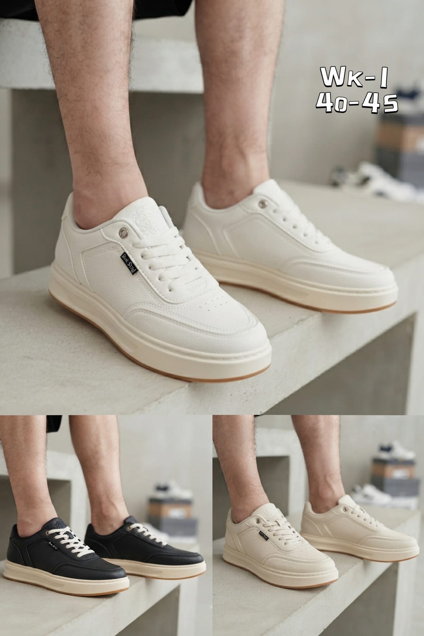 Deportivo hombre REF. WK-1 – 11,50 €/par – Caja de 12 pares