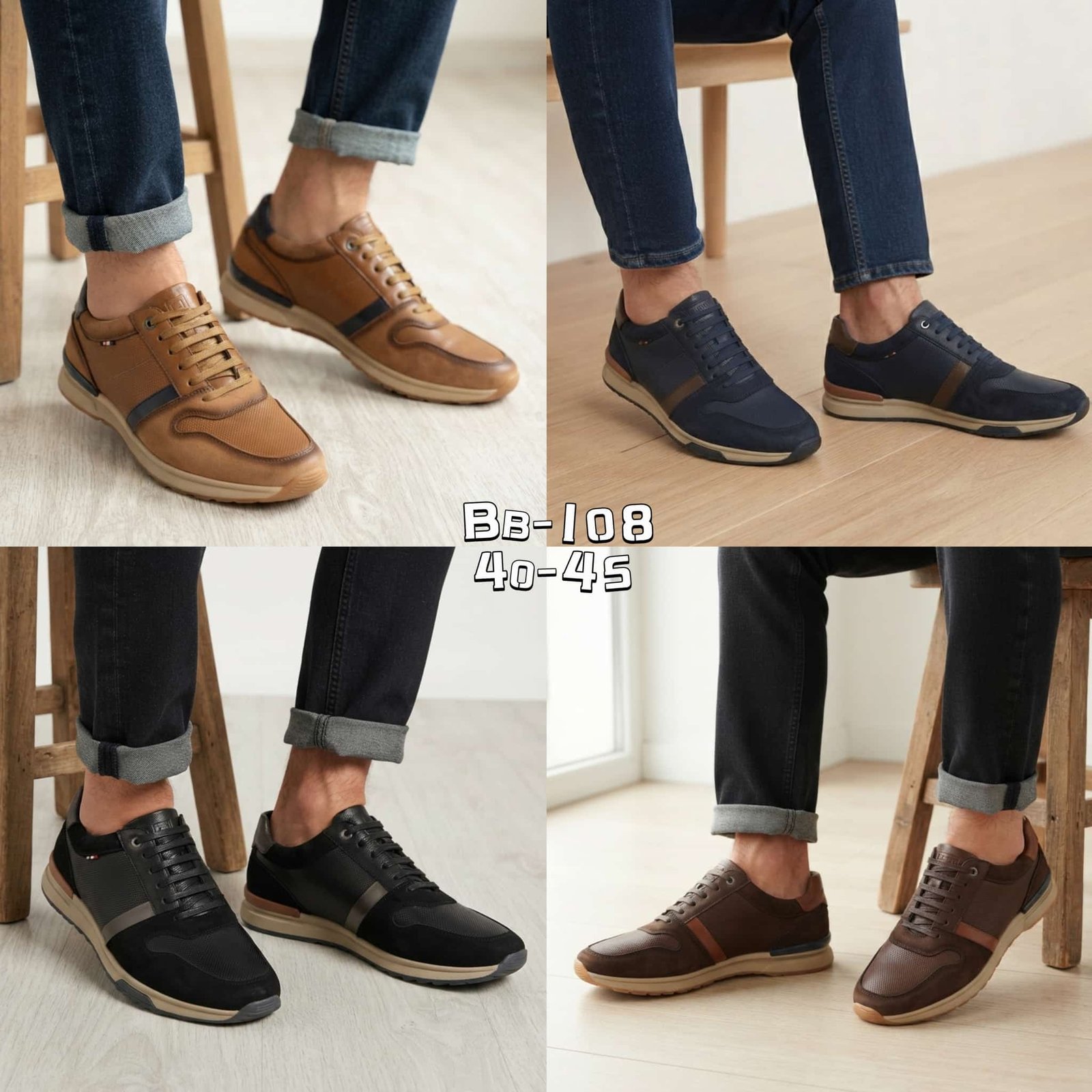 Deportivo hombre REF. BB-108 – 16,30 €/par – Caja de 12 pares