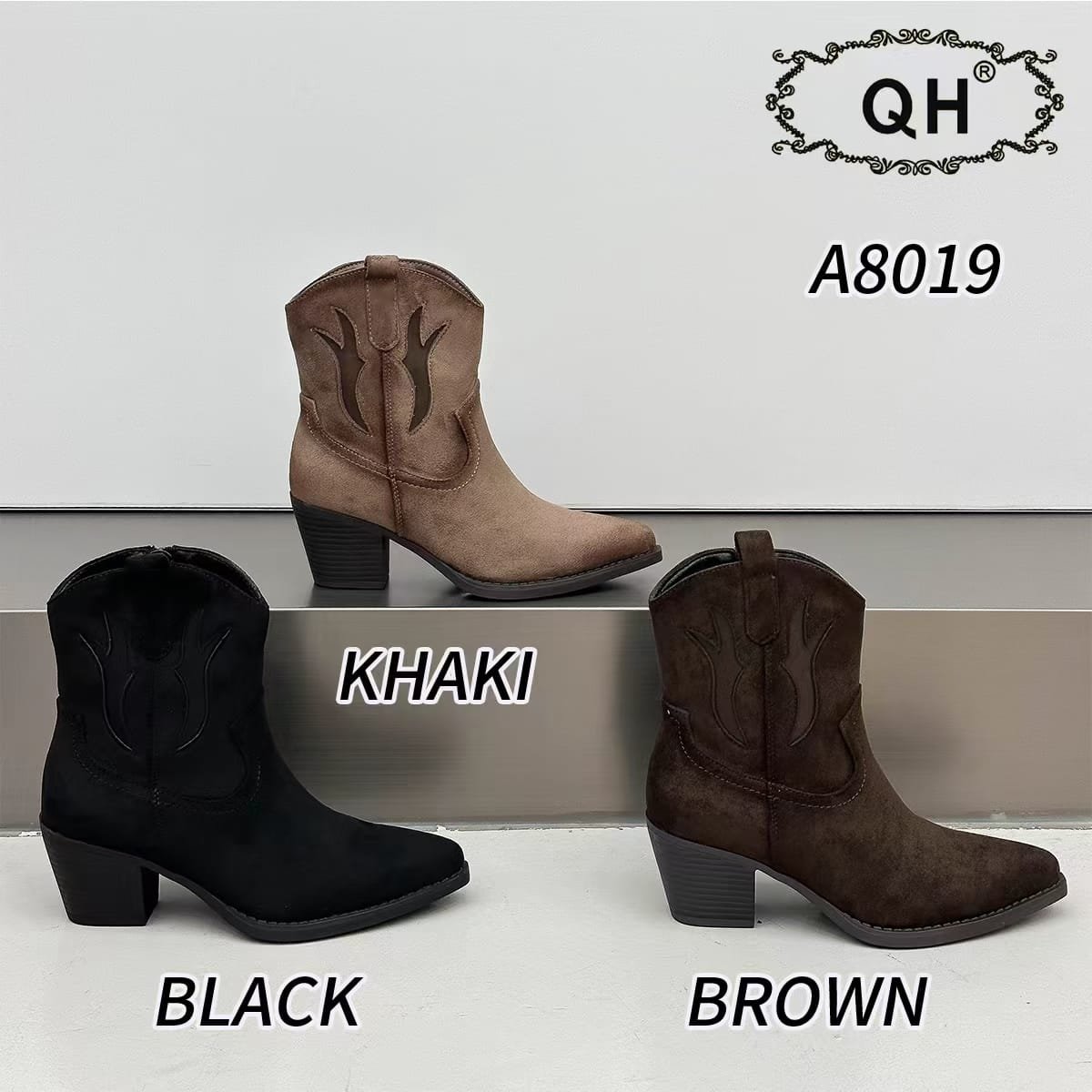 Bota y botín mujer REF. A8019 – 16,50 €/par – Caja de 12 pares