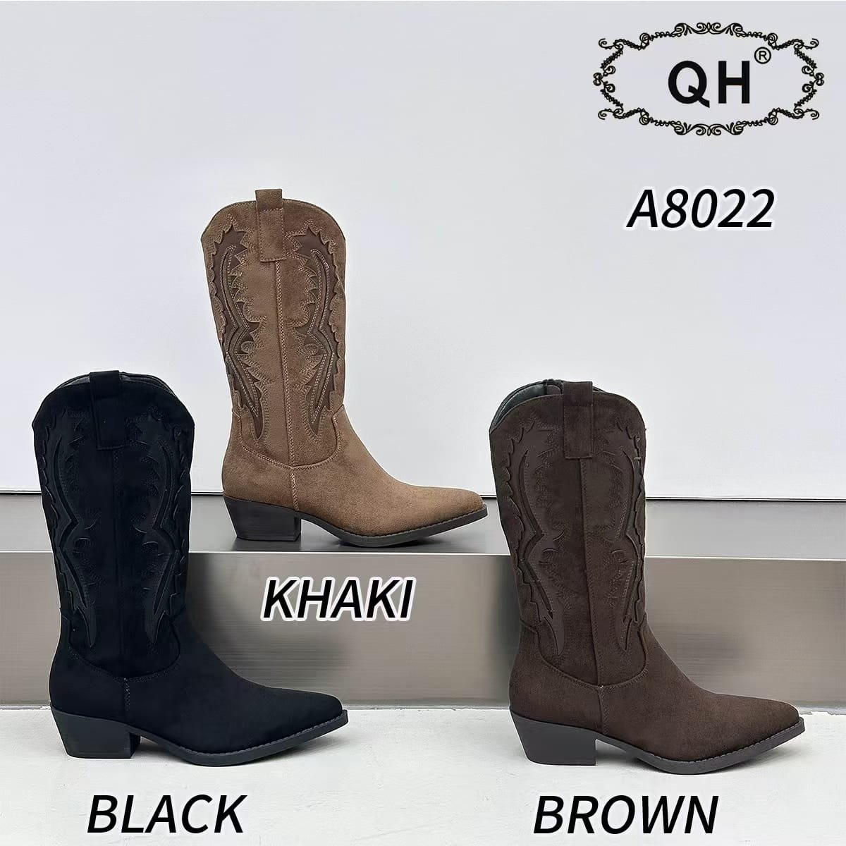 Bota y botín mujer REF. A8022 – 18,80 €/par – Caja de 12 pares