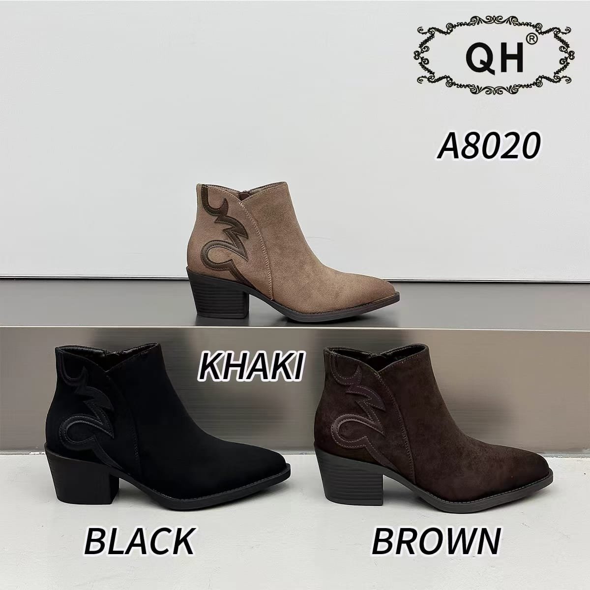 Bota y botín mujer REF. A8020 – 16,00 €/par – Caja de 12 pares