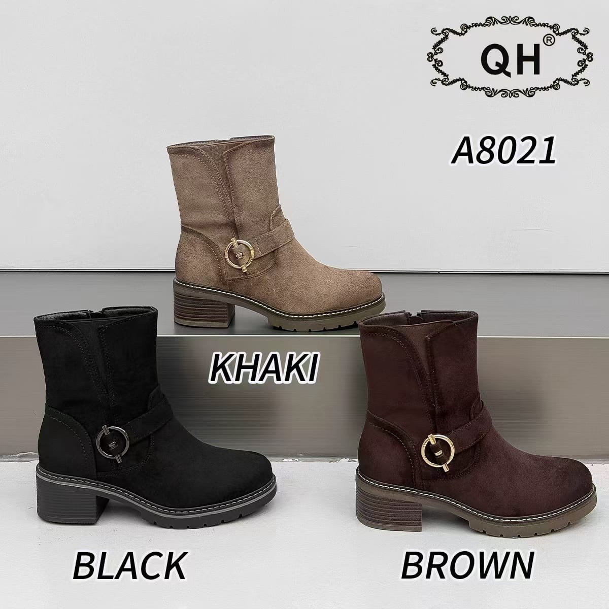 Bota y botín mujer REF. A8021 – 16,50 €/par – Caja de 12 pares