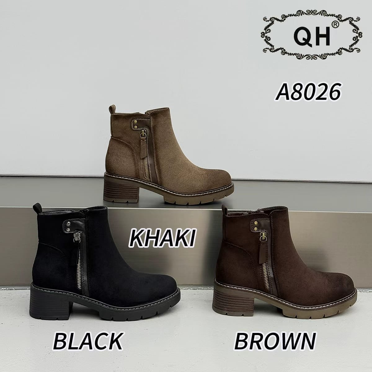 Bota y botín mujer REF. A8026 – 16,50 €/par – Caja de 12 pares