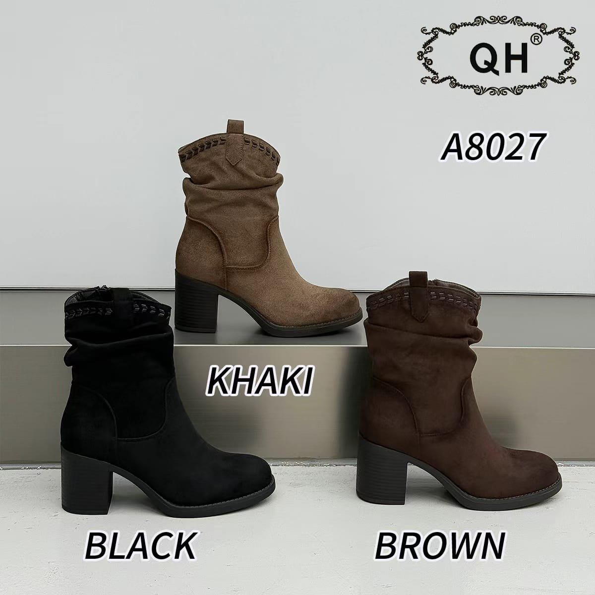Bota y botín mujer REF. A8027 – 16,50 €/par – Caja de 12 pares