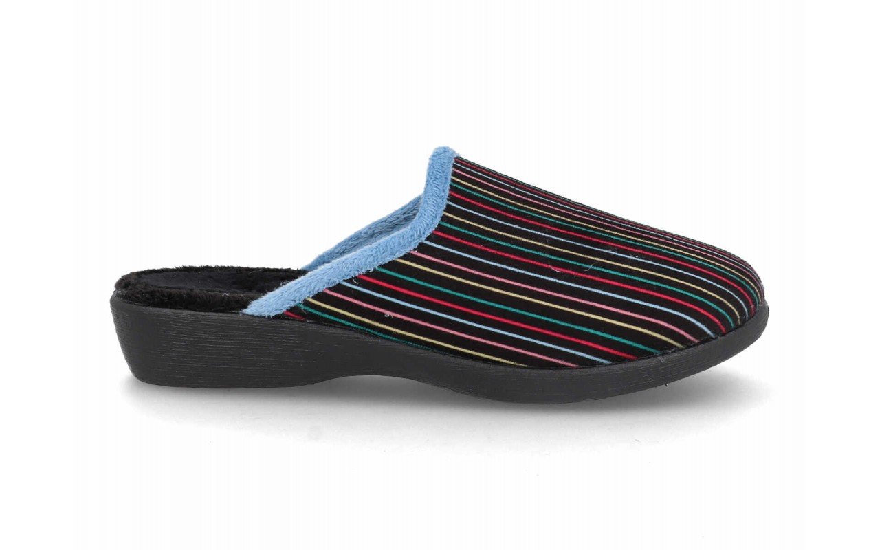 Zapatilla de casa mujer Rayas Multi
